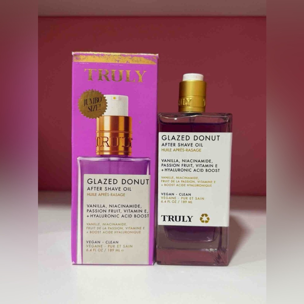 TRULY Glazed Donut After Shave Oil JUMBO SIZE 189ML